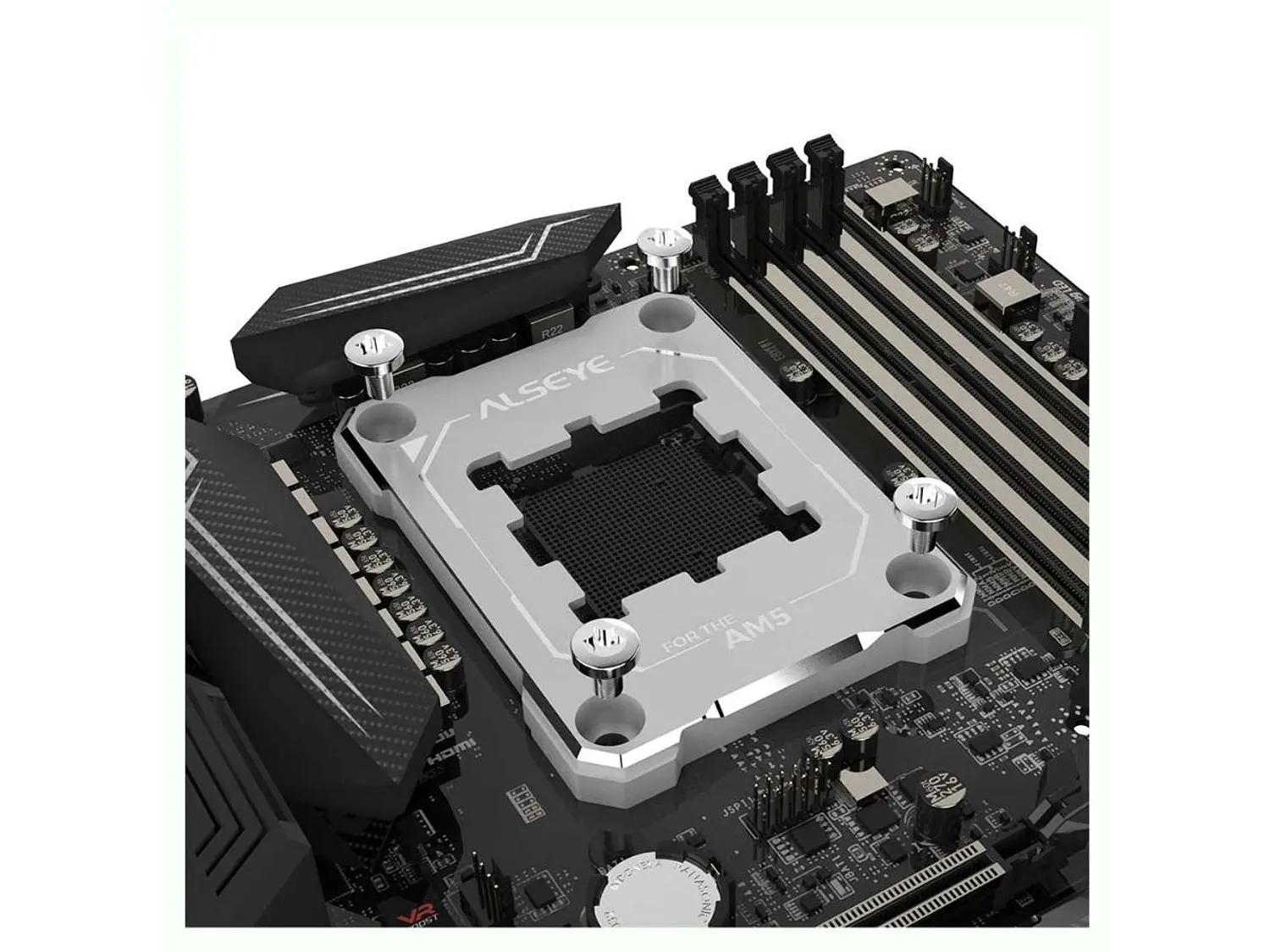 Bracket CPU Alseye Para AM5, Color Plateado 3