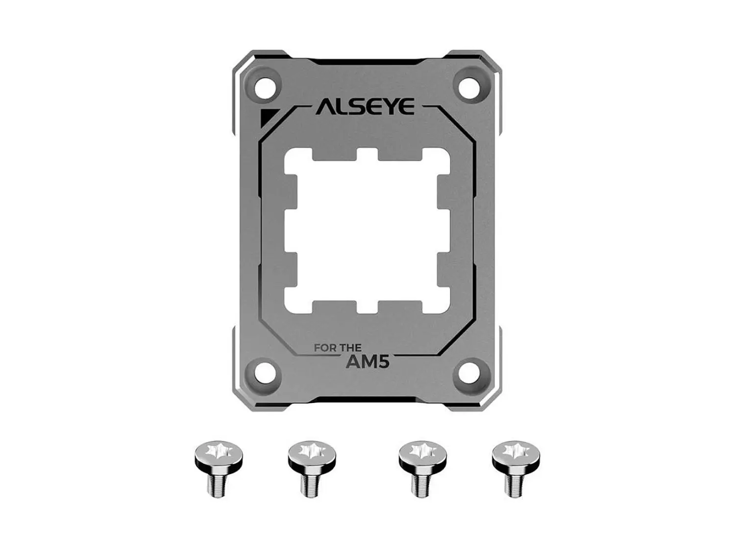 Bracket CPU Alseye Para AM5, Color Plateado 4