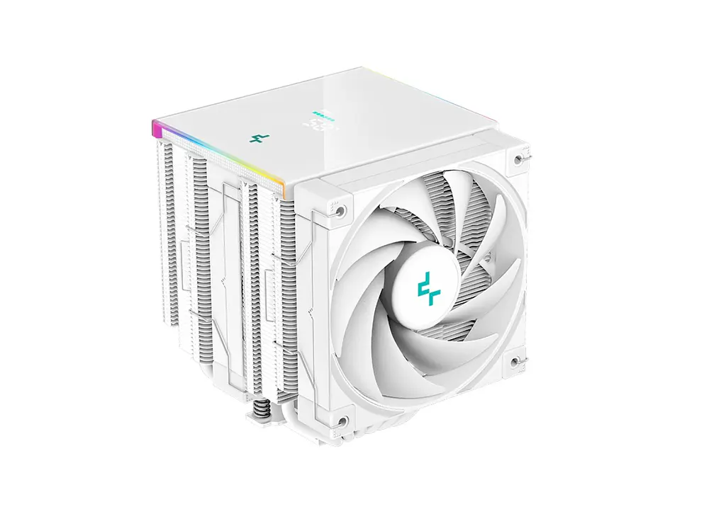 Cooler CPU DeepCool AK620, ARGB, Dual Fan, Digital Blanco, AM5, LGA1851 1