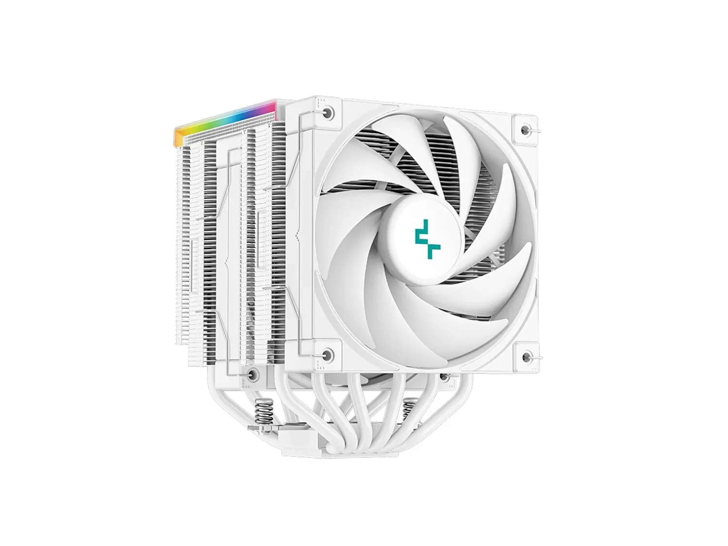 Cooler CPU DeepCool AK620, ARGB, Dual Fan, Digital Blanco, AM5, LGA1851 2