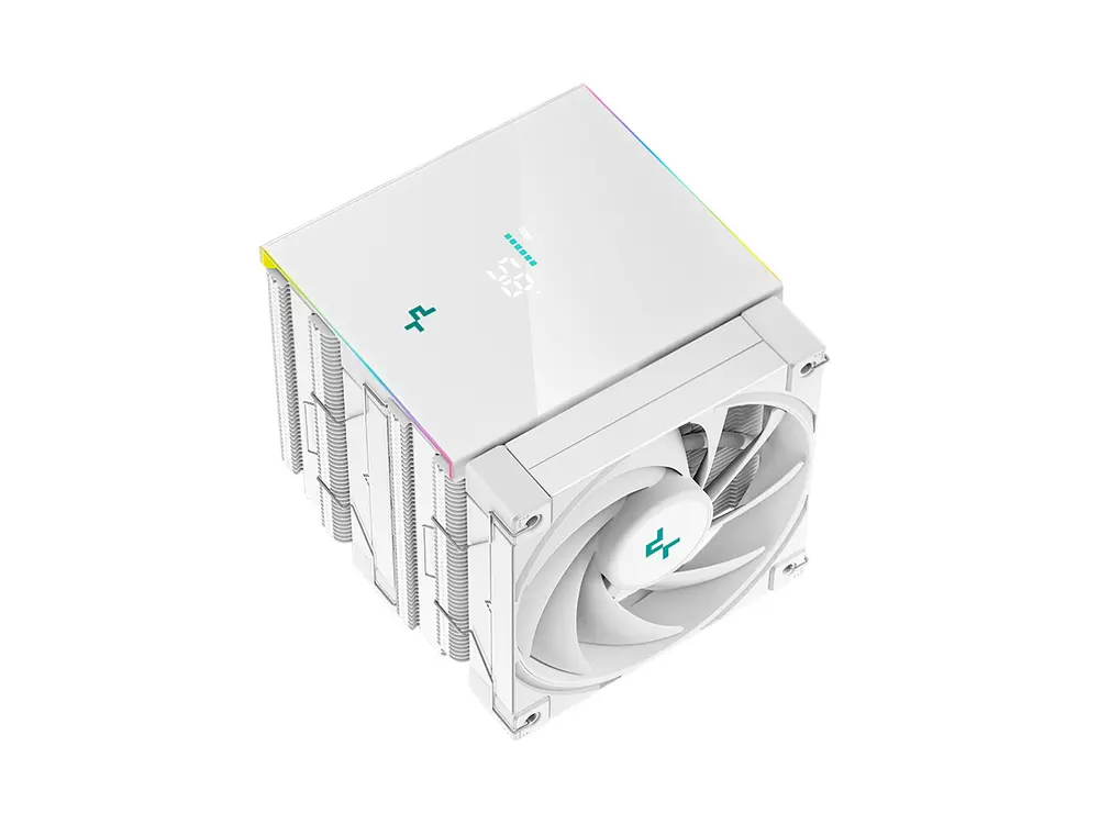 Cooler CPU DeepCool AK620, ARGB, Dual Fan, Digital Blanco, AM5, LGA1851 4