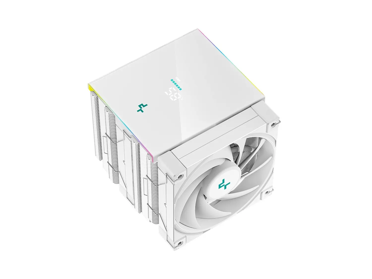 Cooler CPU DeepCool AK620, ARGB, Dual Fan, Digital Blanco, AM5, LGA1851 4