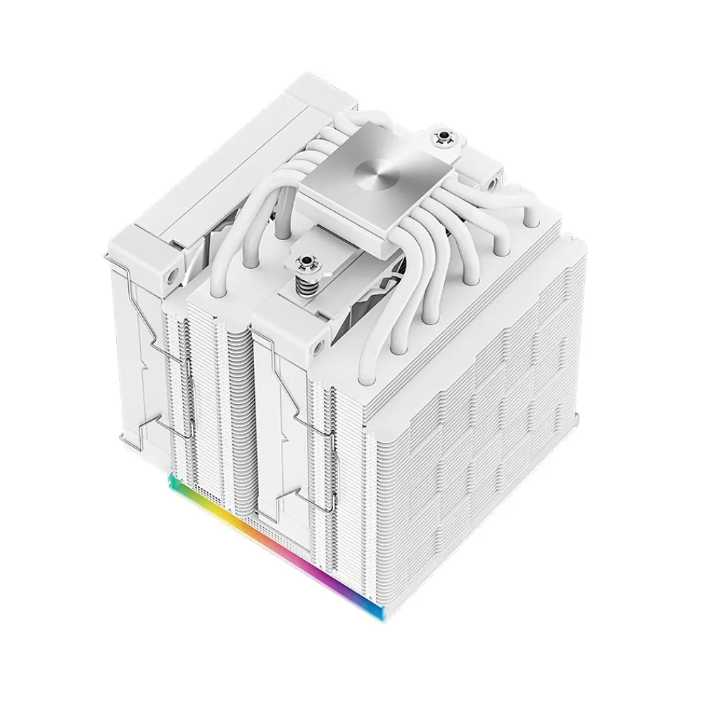 Cooler CPU DeepCool AK620, ARGB, Dual Fan, Digital Blanco, AM5, LGA1851 5