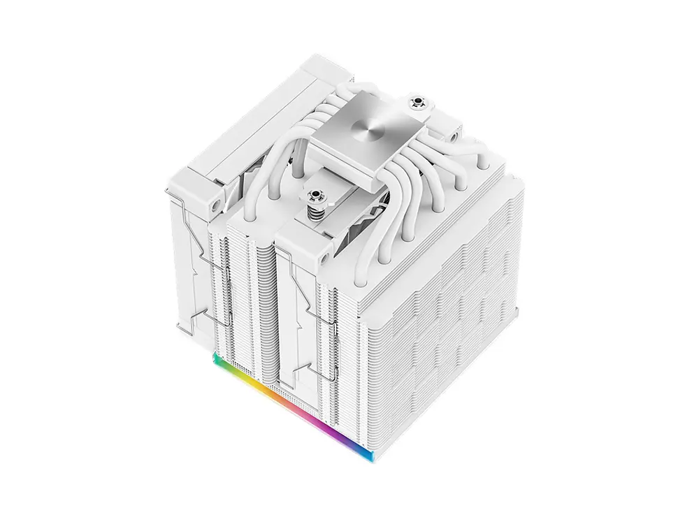 Cooler CPU DeepCool AK620, ARGB, Dual Fan, Digital Blanco, AM5, LGA1851 5