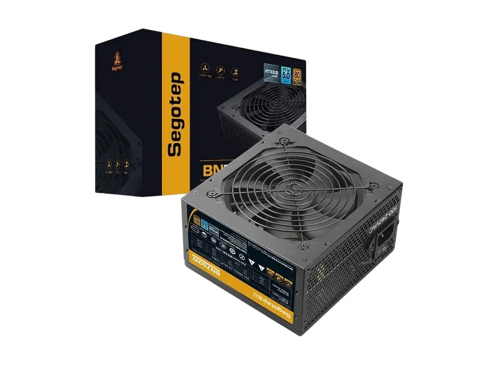 Fuente de Poder 650W Segotep BN650W, 80 Plus Bronce, Color Negro 1