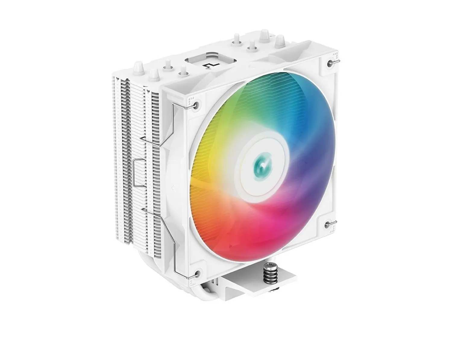 Disipador CPU DeepCool AG400 ARGB, Color Blanco, AM5, LGA1851  1
