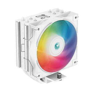 Disipador CPU DeepCool AG400 ARGB, Color Blanco, AM5, LGA1851 