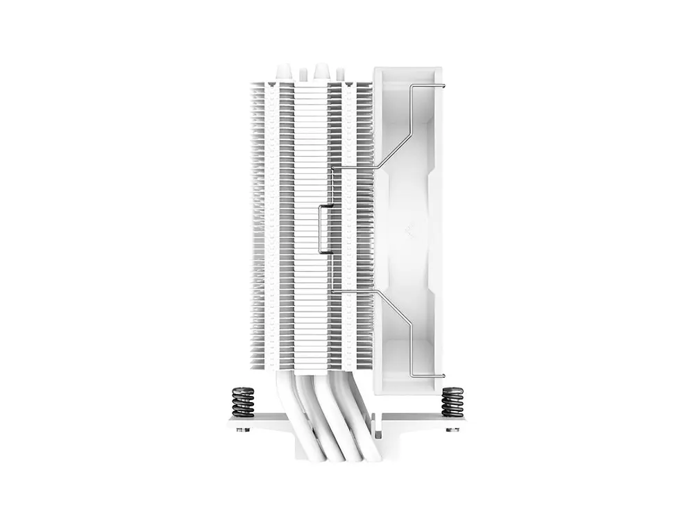 Disipador CPU DeepCool AG400 ARGB, Color Blanco, AM5, LGA1851  4