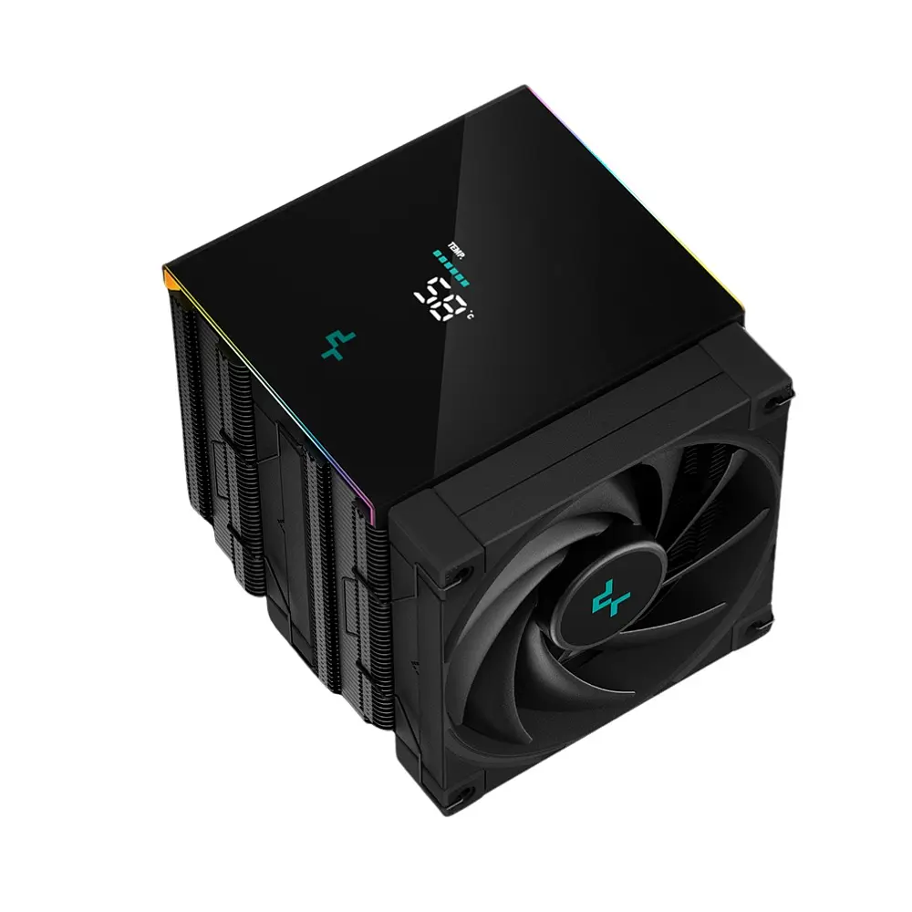 Cooler CPU DeepCool AK620, ARGB, Dual Fan, Digital Negro, AM5, LGA1851 2