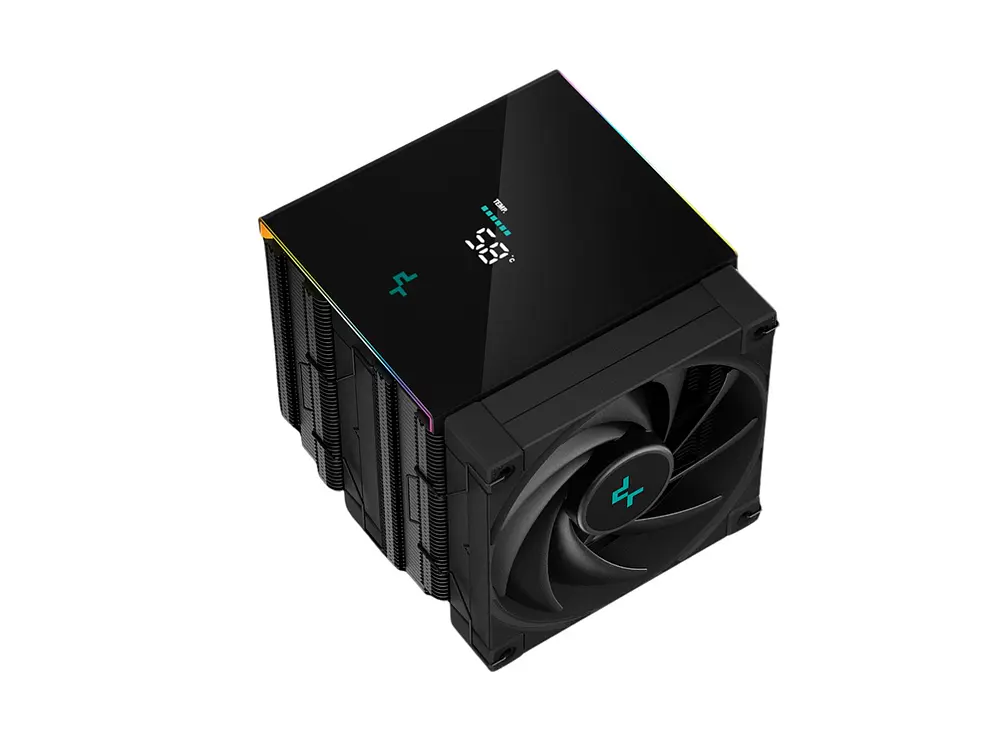 Cooler CPU DeepCool AK620, ARGB, Dual Fan, Digital Negro, AM5, LGA1851 2