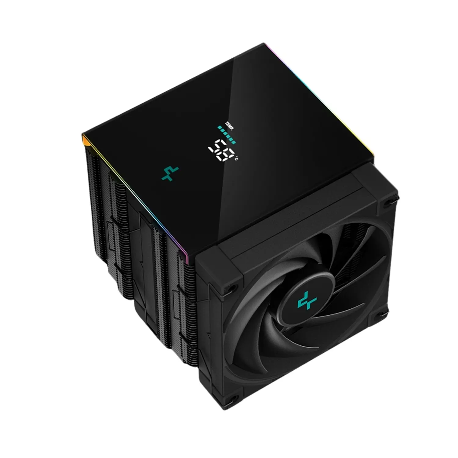 Cooler CPU DeepCool AK620, ARGB, Dual Fan, Digital Negro, AM5, LGA1851 2