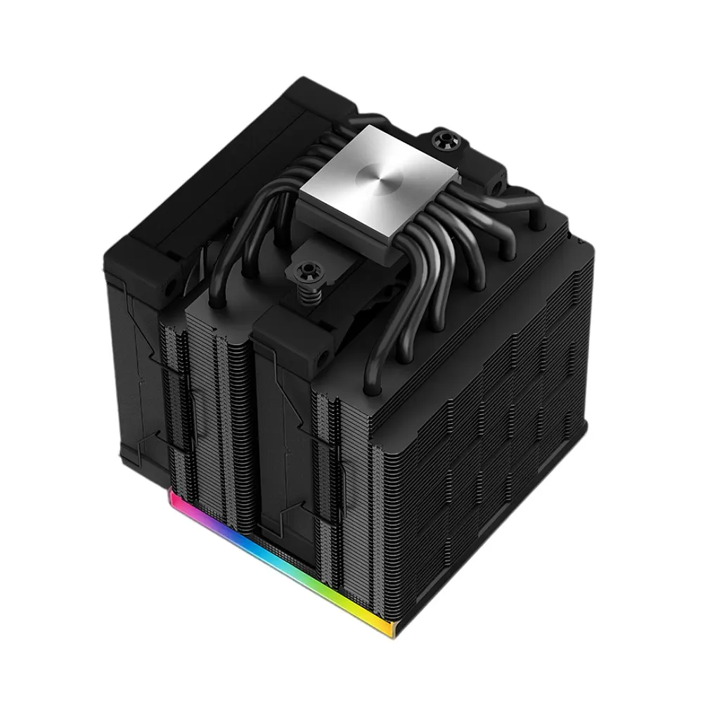 Cooler CPU DeepCool AK620, ARGB, Dual Fan, Digital Negro, AM5, LGA1851 3