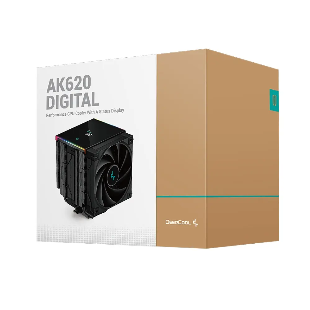 Cooler CPU DeepCool AK620, ARGB, Dual Fan, Digital Negro, AM5, LGA1851 4