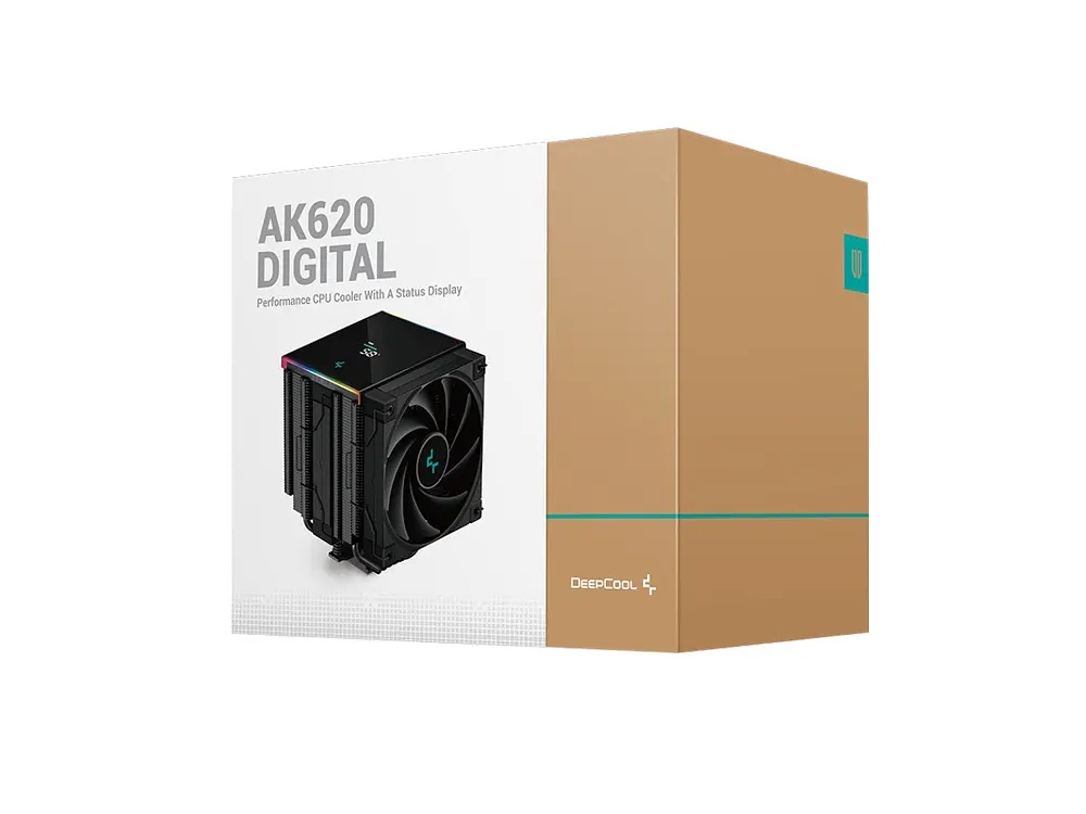 Cooler CPU DeepCool AK620, ARGB, Dual Fan, Digital Negro, AM5, LGA1851 4