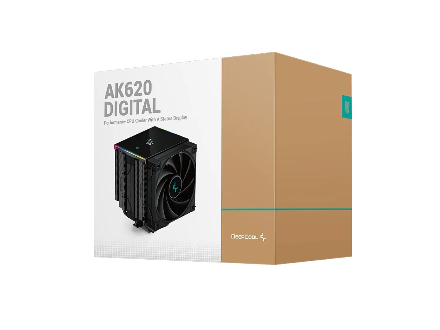 Cooler CPU DeepCool AK620, ARGB, Dual Fan, Digital Negro, AM5, LGA1851 4