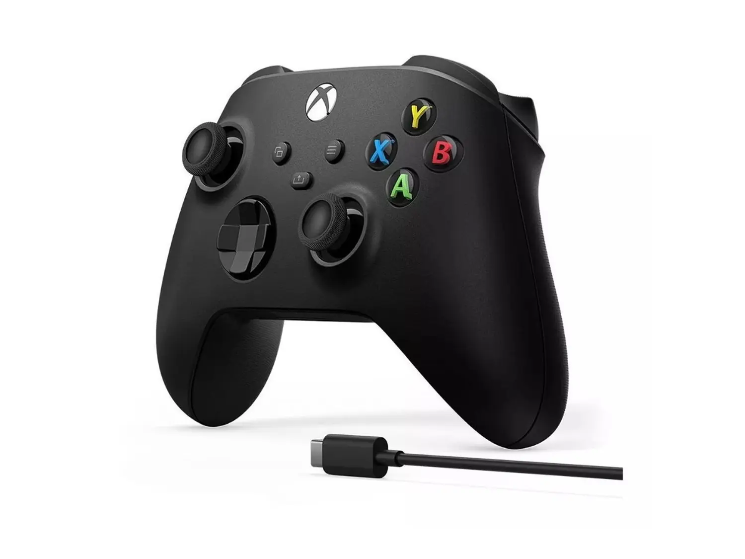 Control inalámbrico Xbox Series Xs Carbon Black + Cable USB-C 1