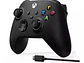Control inalámbrico Xbox Series Xs Carbon Black + Cable USB-C - Miniatura 1