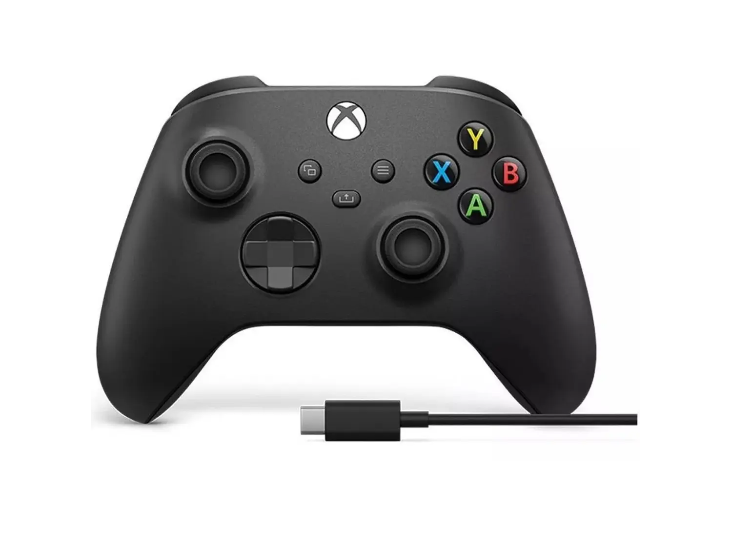 Control inalámbrico Xbox Series Xs Carbon Black + Cable USB-C 3