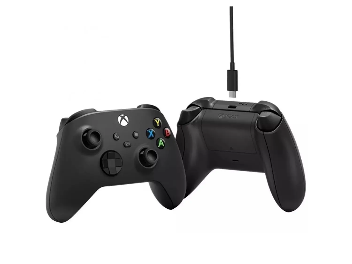 Control inalámbrico Xbox Series Xs Carbon Black + Cable USB-C 4