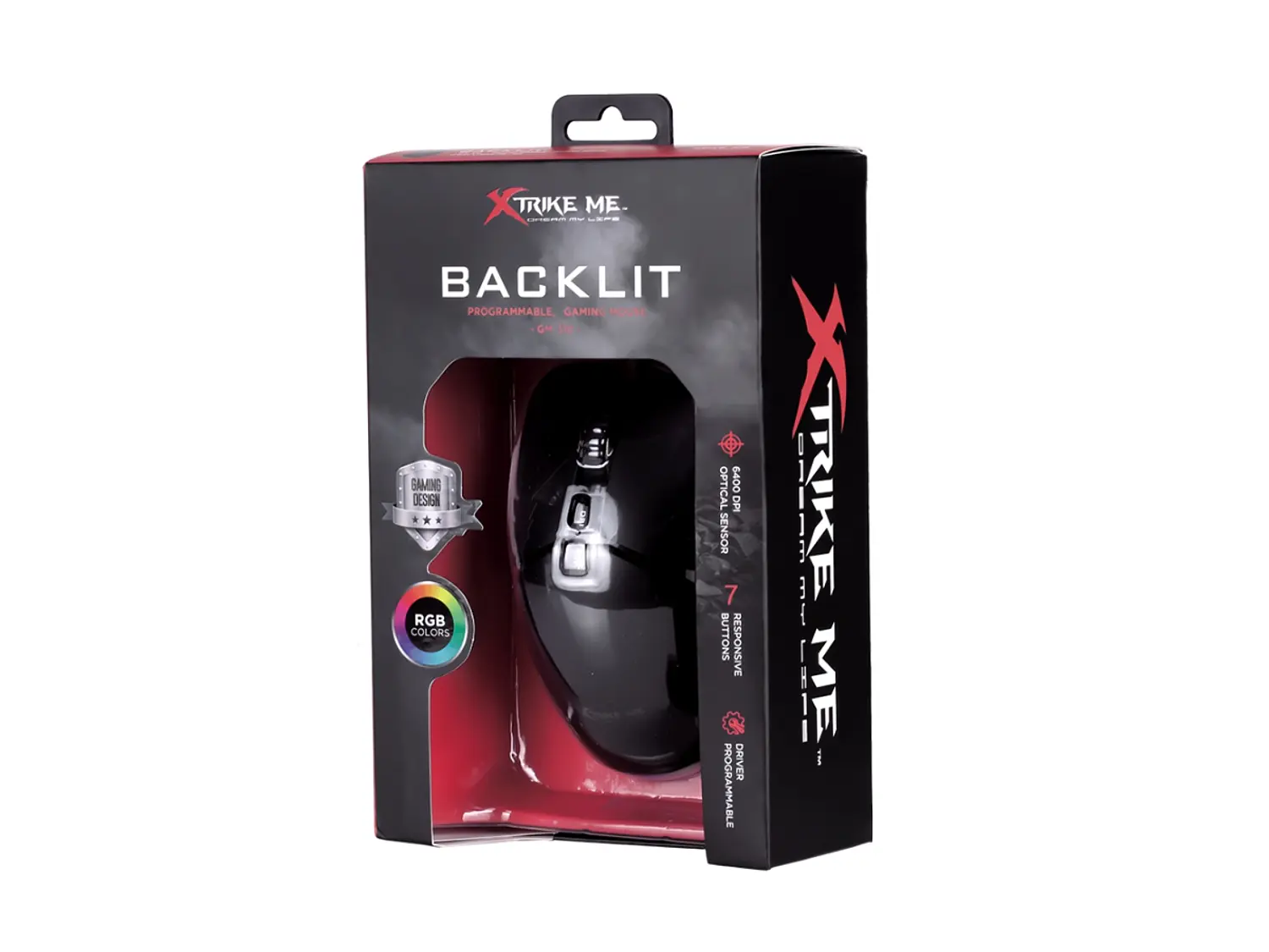 Mouse Gamer Xtrike Me Gm-310, 6400 Dpi, RGB 2