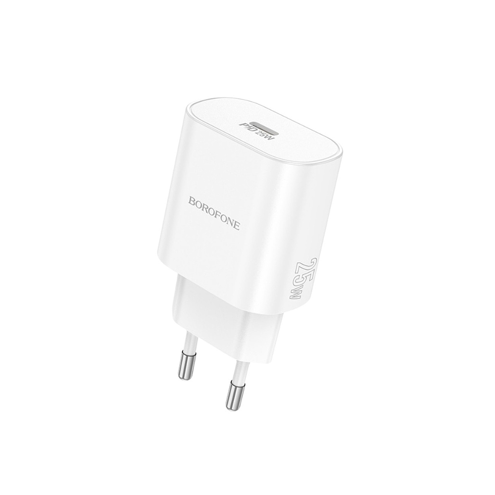 Cargador Borofone BA82A 25W, Puerto USB-C, Color Blanco 2