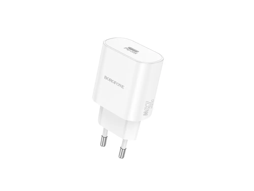 Cargador Borofone BA82A 25W, Puerto USB-C, Color Blanco 2