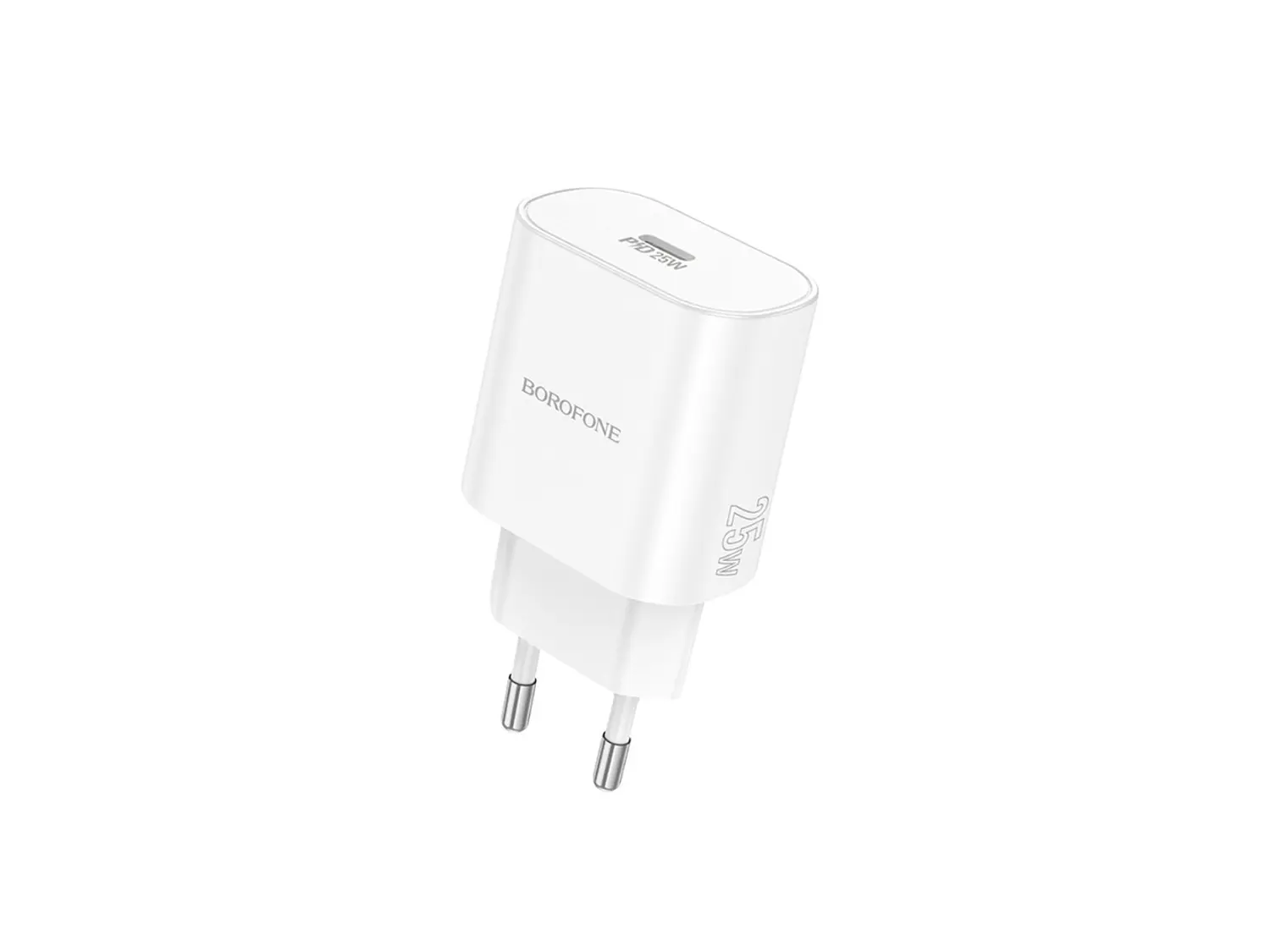 Cargador Borofone BA82A 25W, Puerto USB-C, Color Blanco 2