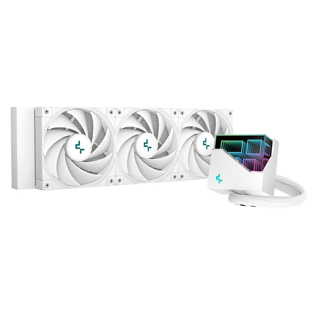 Refrigeración Liquida DeepCool LT720 ARGB, Color Blanco, AM5, LGA1700 3