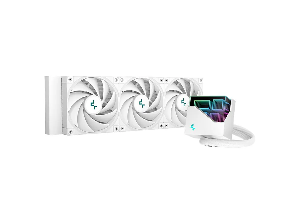 Refrigeración Liquida DeepCool LT720 ARGB, Color Blanco, AM5, LGA1700 3