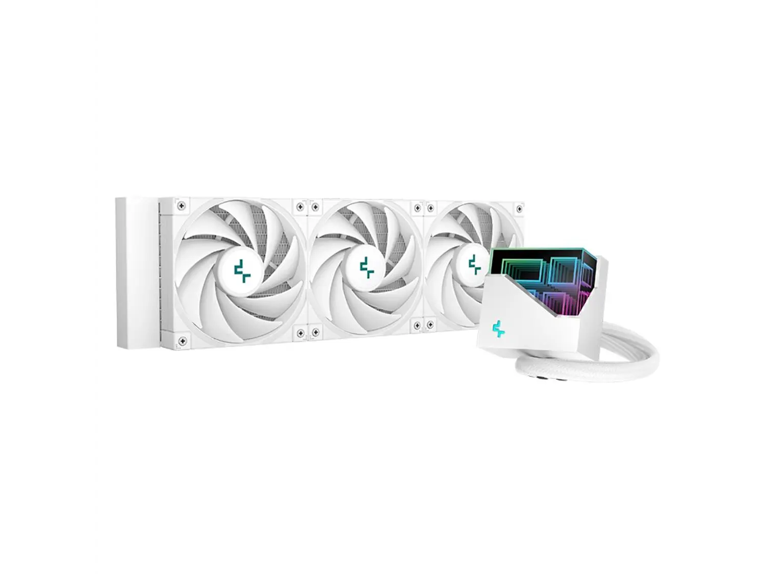 Refrigeración Liquida DeepCool LT720 ARGB, Color Blanco, AM5, LGA1700 3
