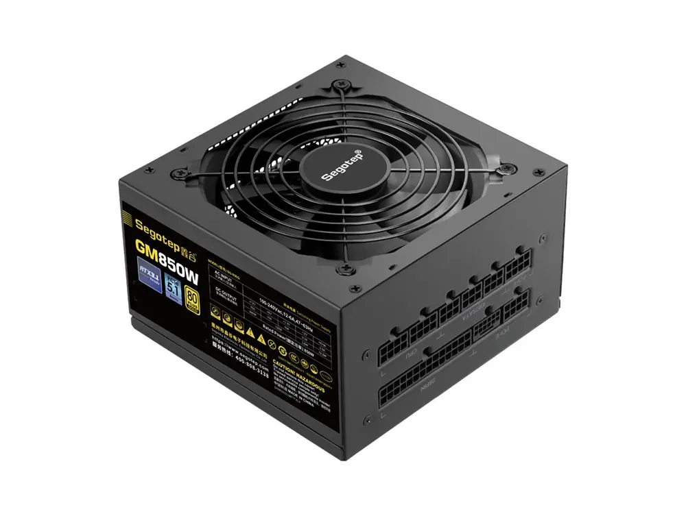 Fuente de Poder 850W Segotep GM850W, 80 PLUS Gold, ATX 3.1, Modular, Color Negro 3
