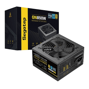 Fuente de Poder 850W Segotep GN850W, 80 PLUS Gold, ATX 3.1, Color Negro