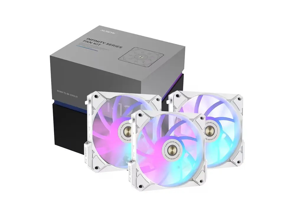 Kit de Ventiladores Alseye i-12 Argb, Color Blanco 4