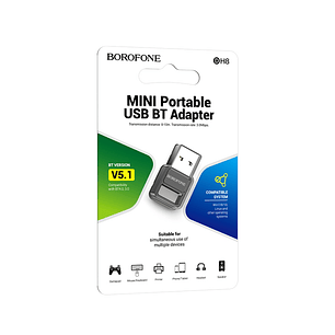 Adaptador Bluetooth V5.1 Borofone, USB-A