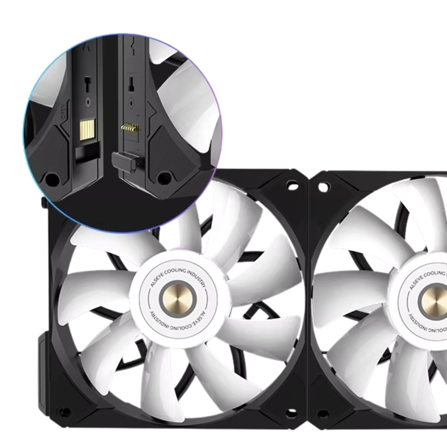 Kit de Ventiladores Alseye i-12 Argb, Color Blanco 3