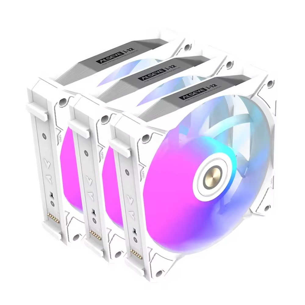 Kit de Ventiladores Alseye i-12 Argb, Color Blanco 1