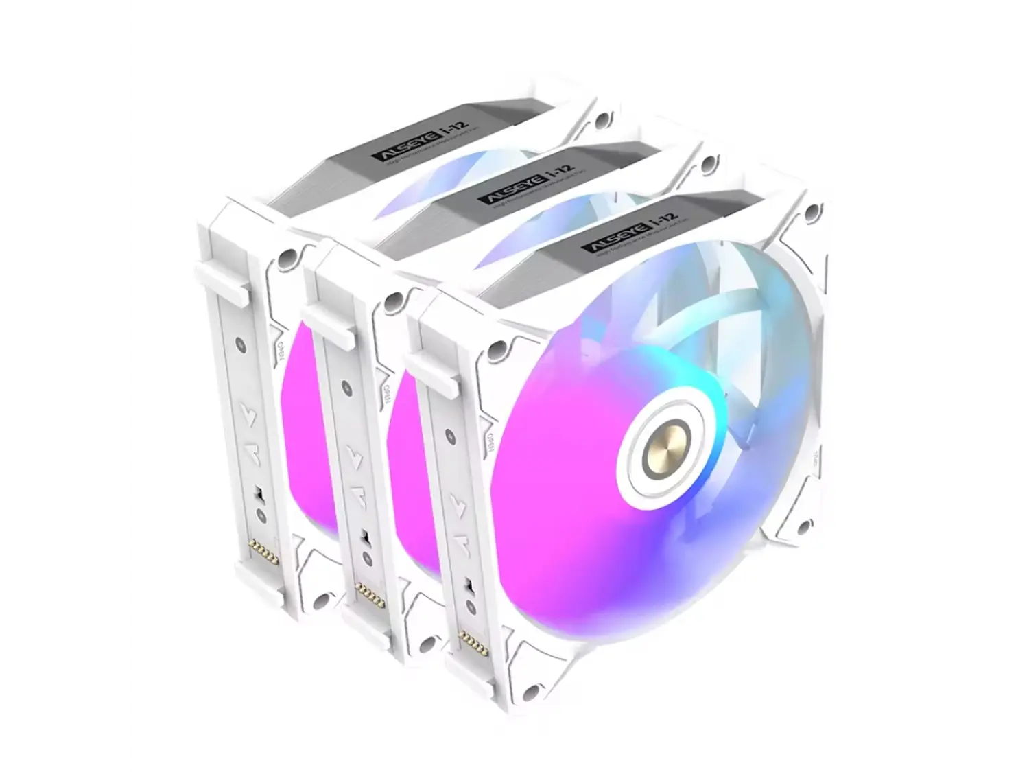 Kit de Ventiladores Alseye i-12 Argb, Color Blanco 1