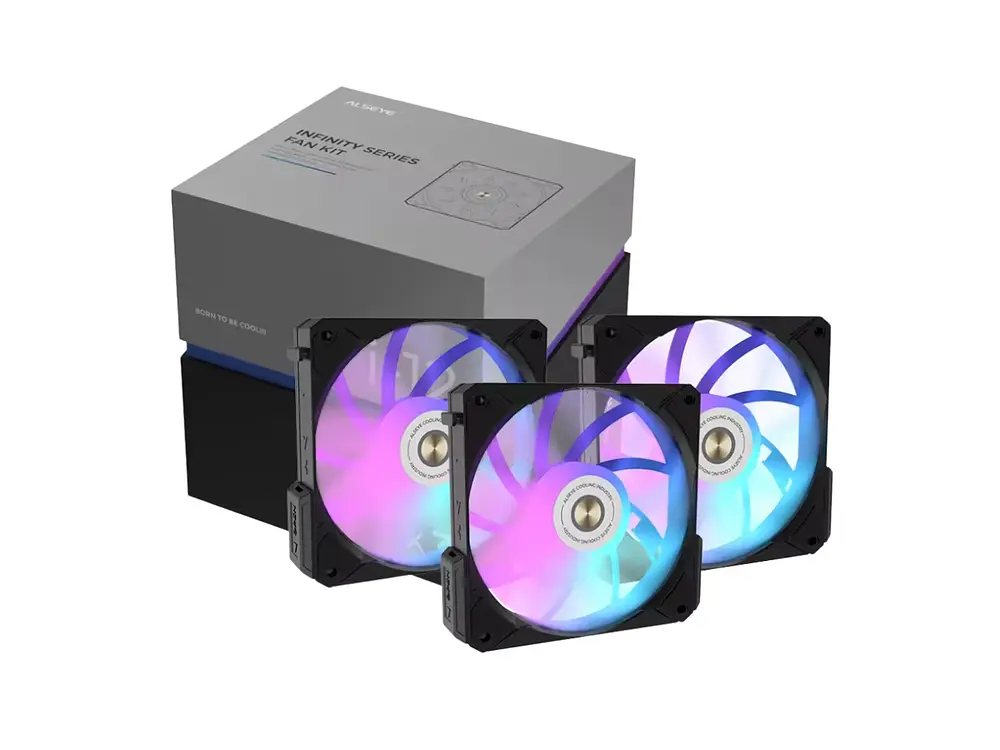 Kit de Ventiladores Alseye i-12 Argb, Color Negro 1