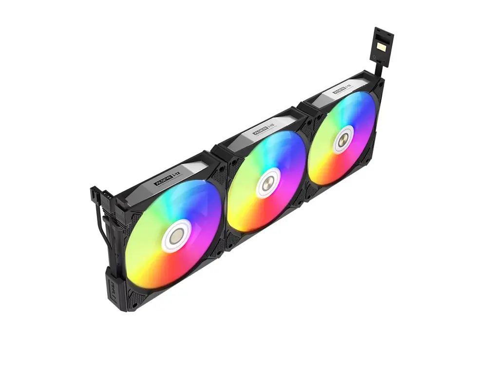 Kit de Ventiladores Alseye i-12 Argb, Color Negro 2