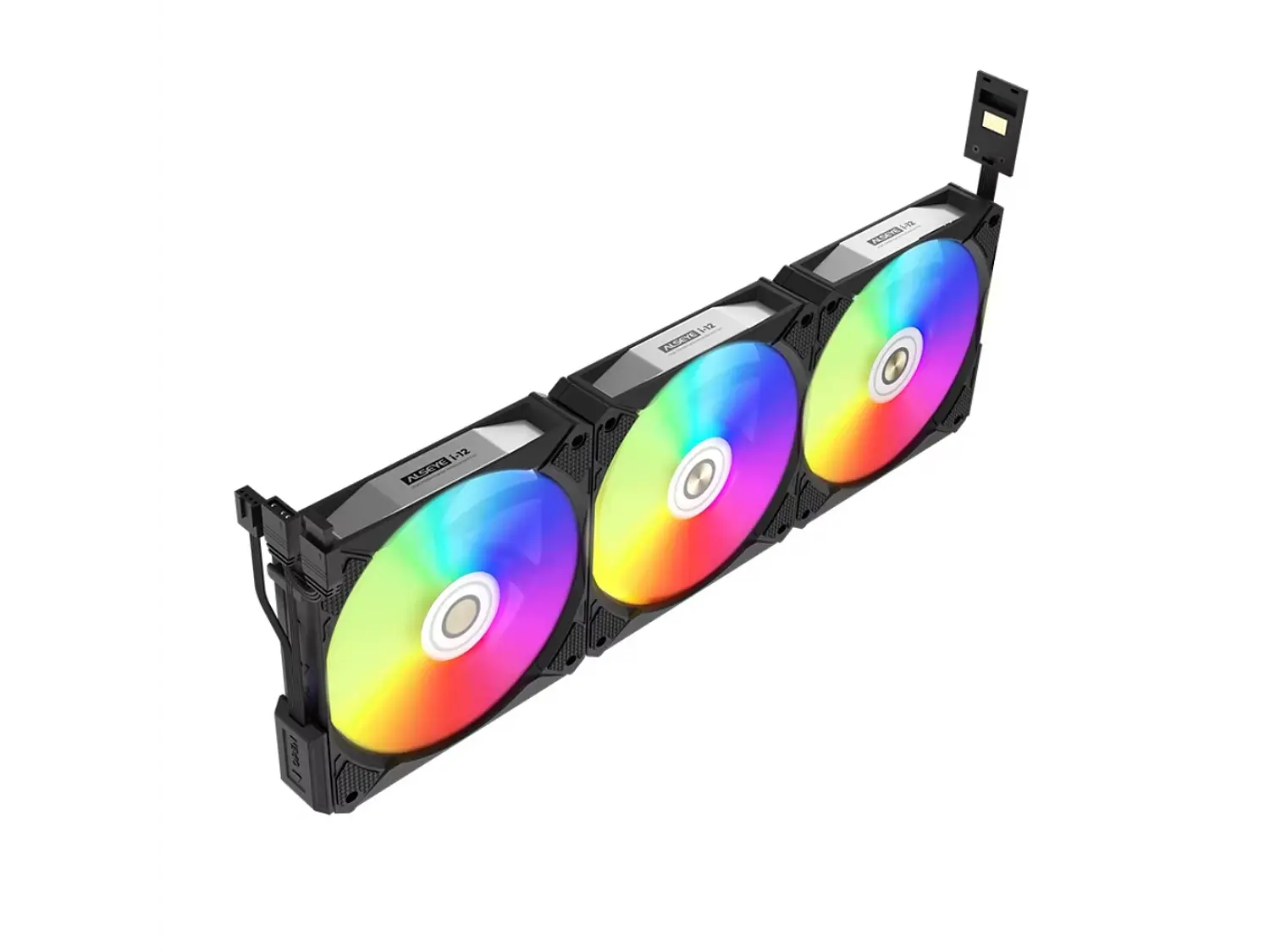 Kit de Ventiladores Alseye i-12 Argb, Color Negro 2