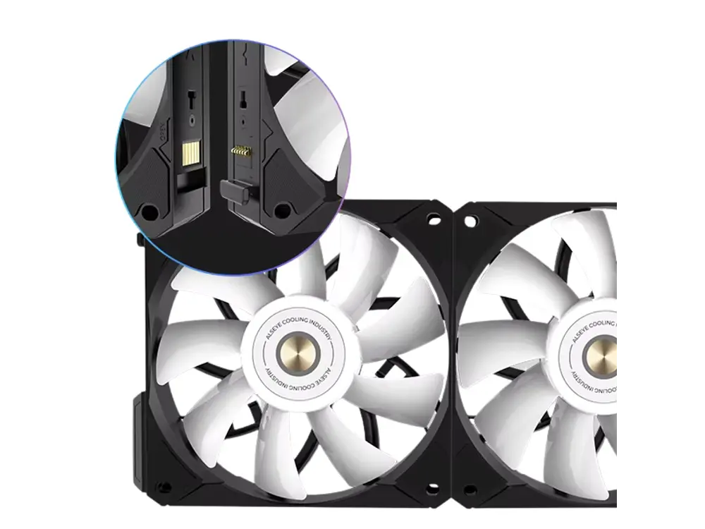 Kit de Ventiladores Alseye i-12 Argb, Color Negro 5