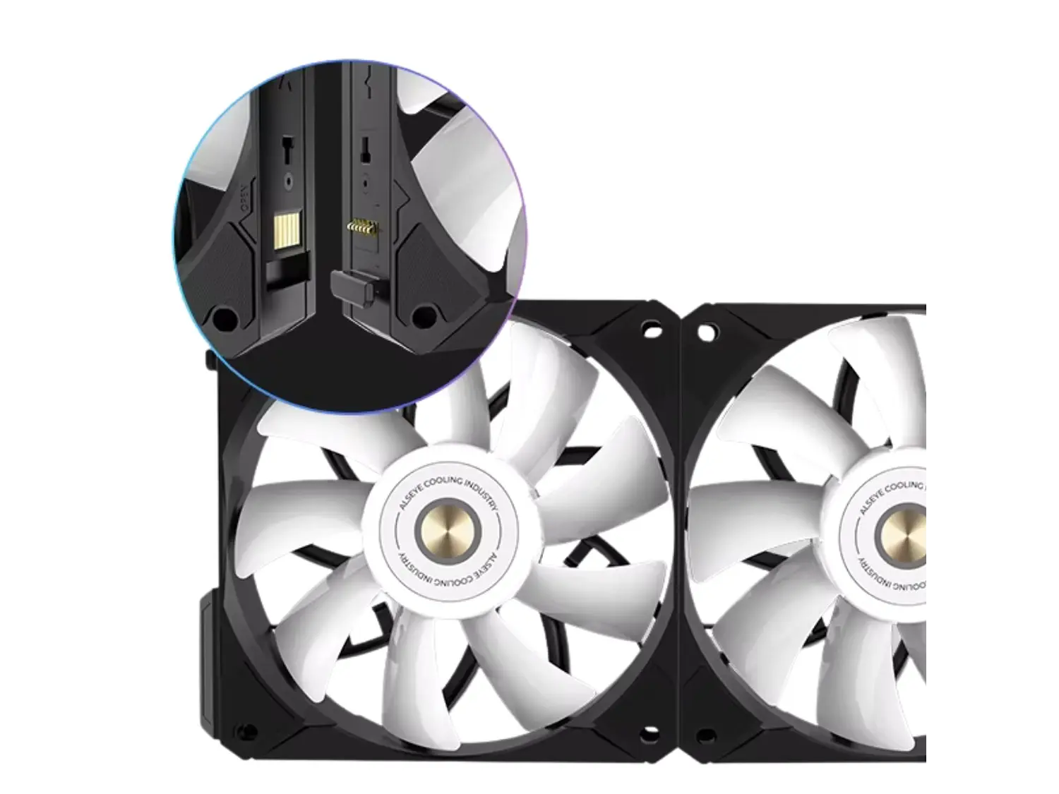 Kit de Ventiladores Alseye i-12 Argb, Color Negro 5