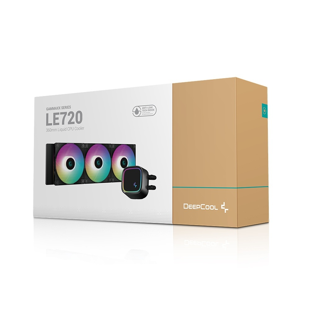 Refrigeración Liquida Deepcool LE720 ARGB, Color Negro, AM5, LGA1851 2