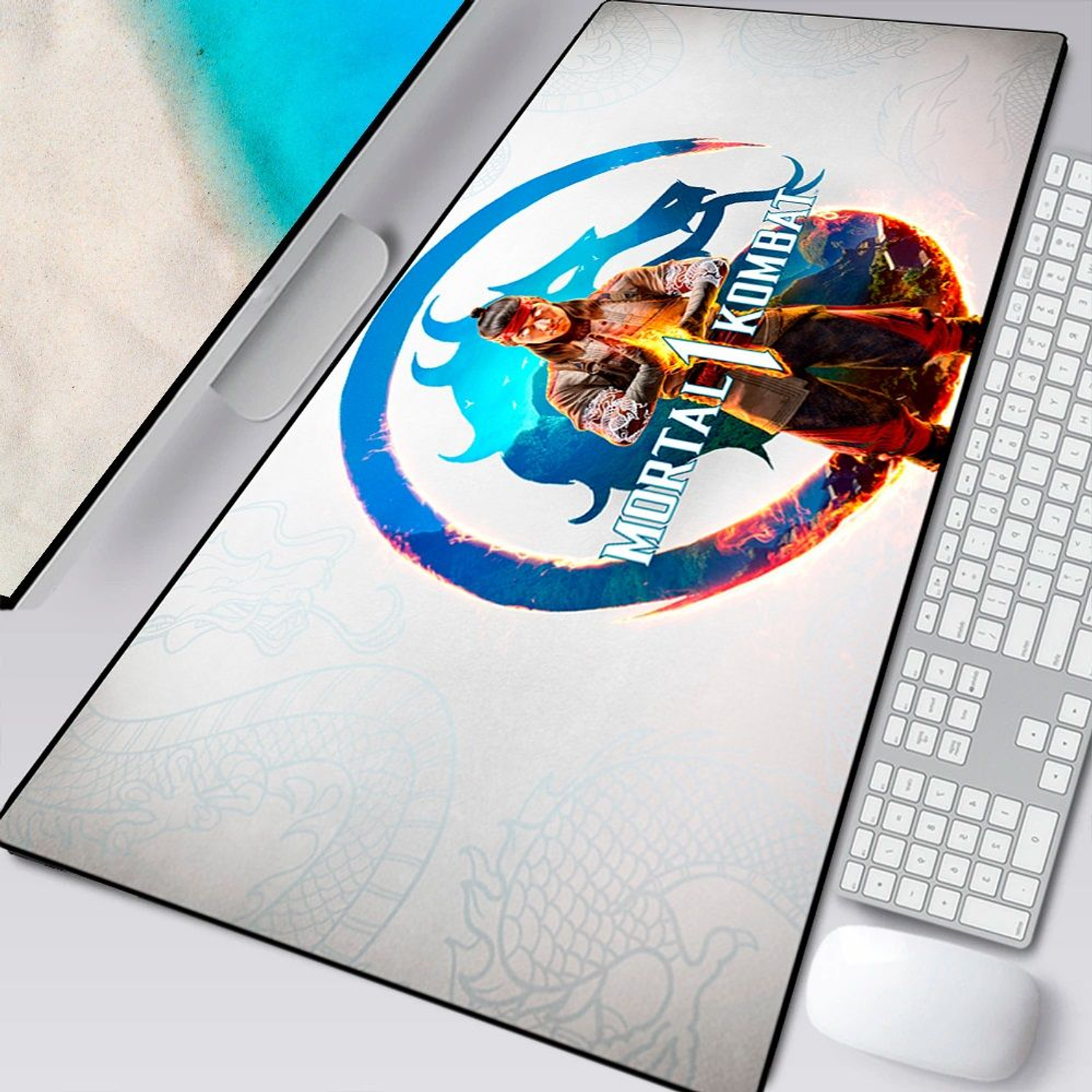 Mousepad Panther XL 90x40cm Mortal Kombat 1  2