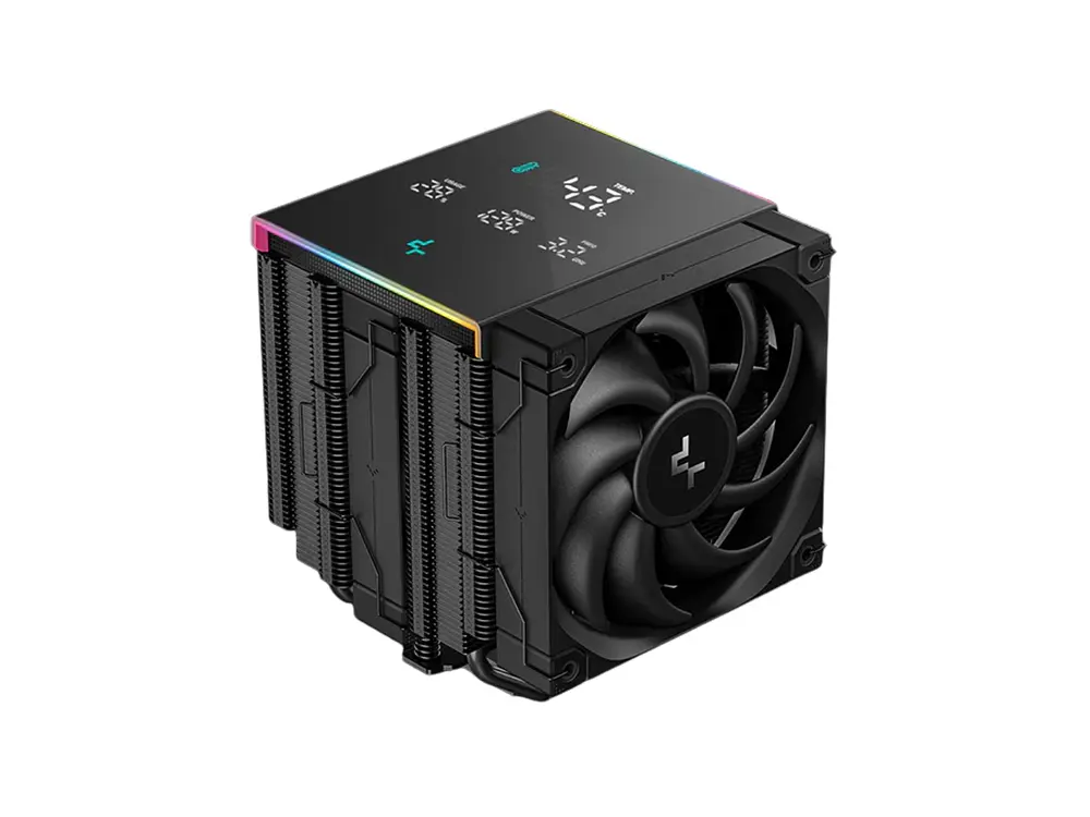 Cooler CPU DeepCool AK620, Digital PRO, Dual Fan, Color Negro, ARGB, AM5, LGA1851 1
