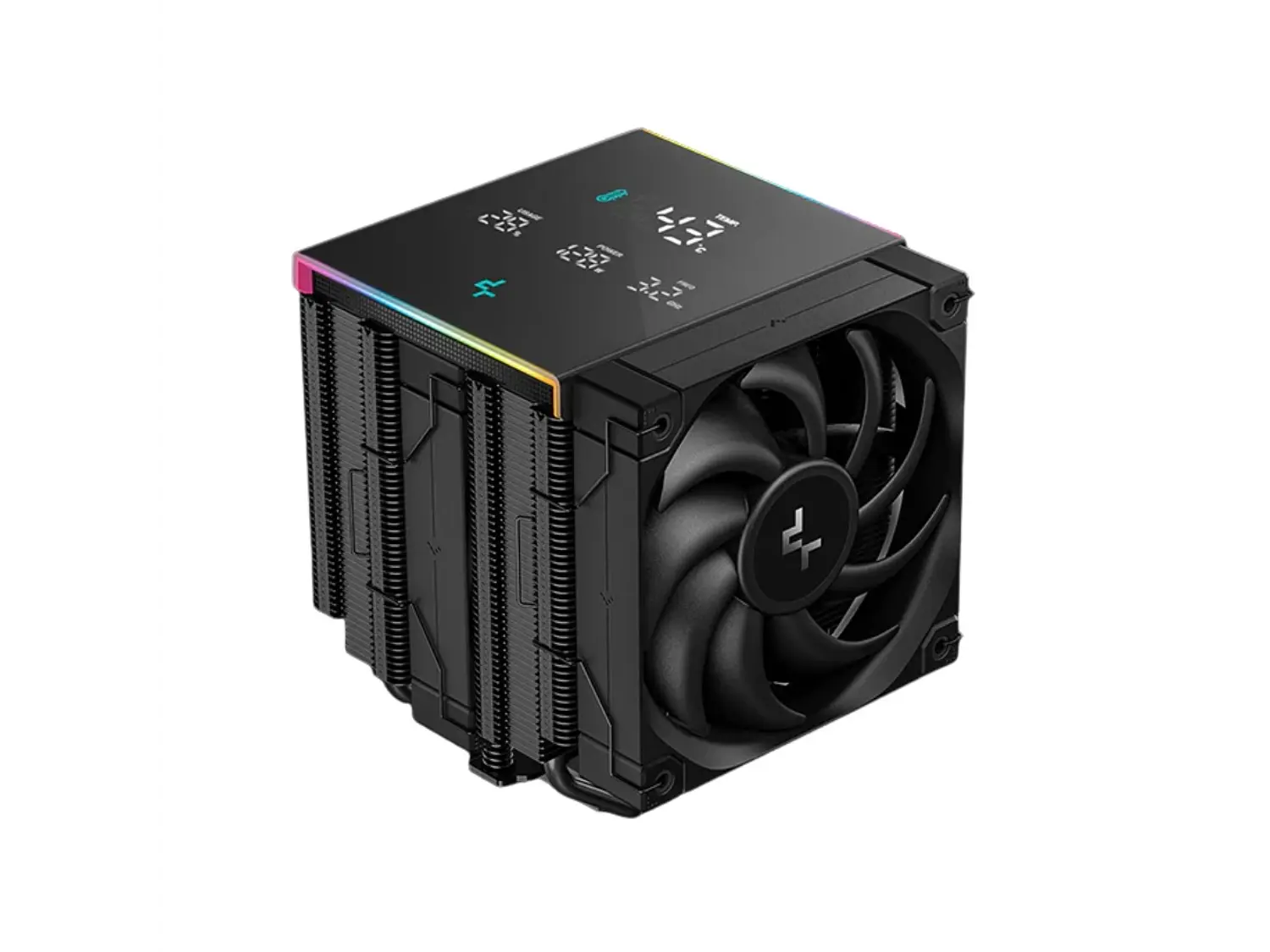 Cooler CPU DeepCool AK620, Digital PRO, Dual Fan, Color Negro, ARGB, AM5, LGA1851 1