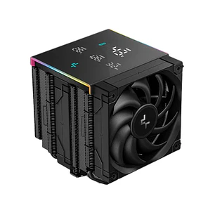 Cooler CPU DeepCool AK620, Digital PRO, Dual Fan, Color Negro, ARGB, AM5, LGA1851