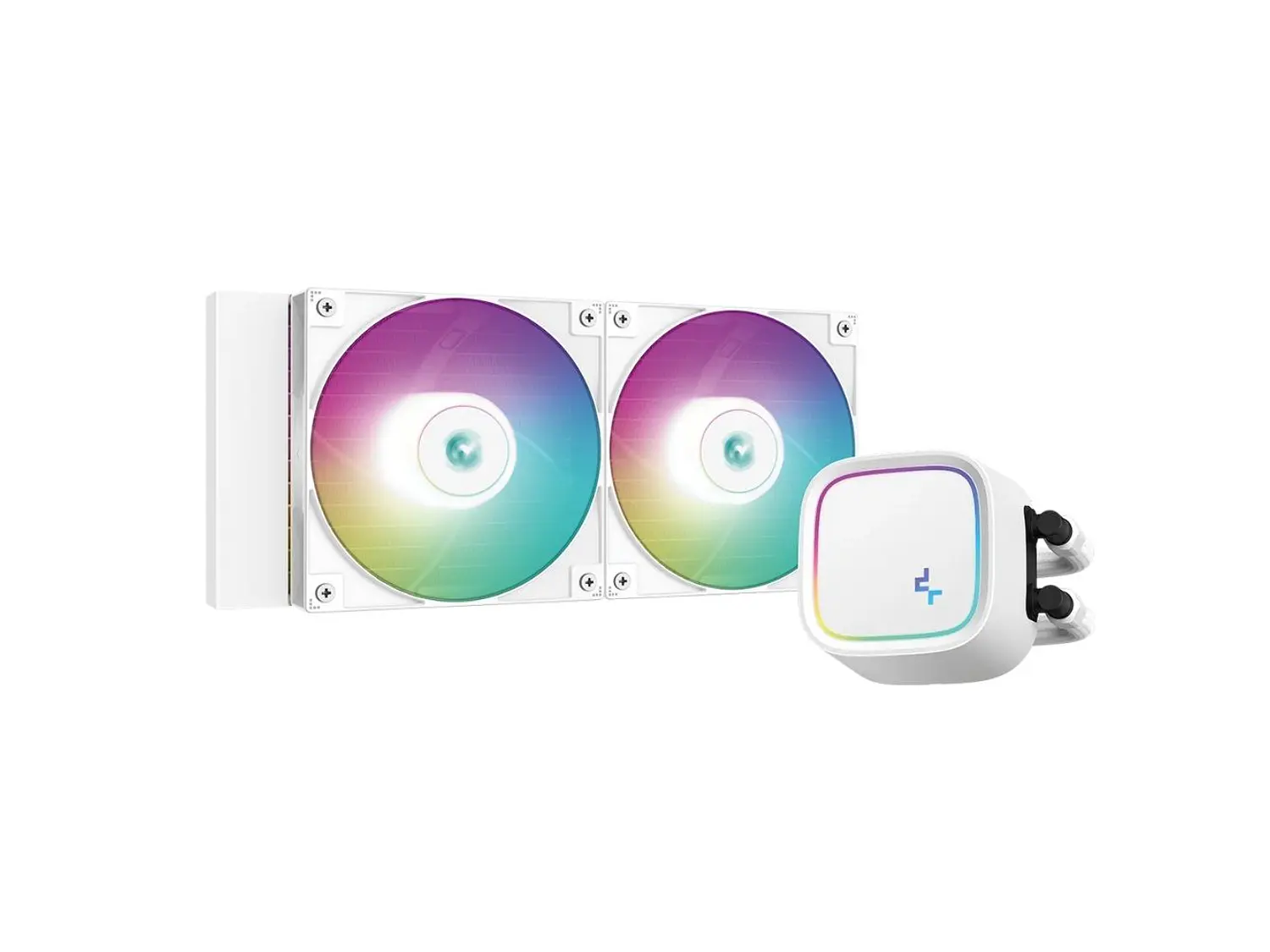 Refrigeración Liquida DeepCool LE520 ARGB, Color Blanco 1
