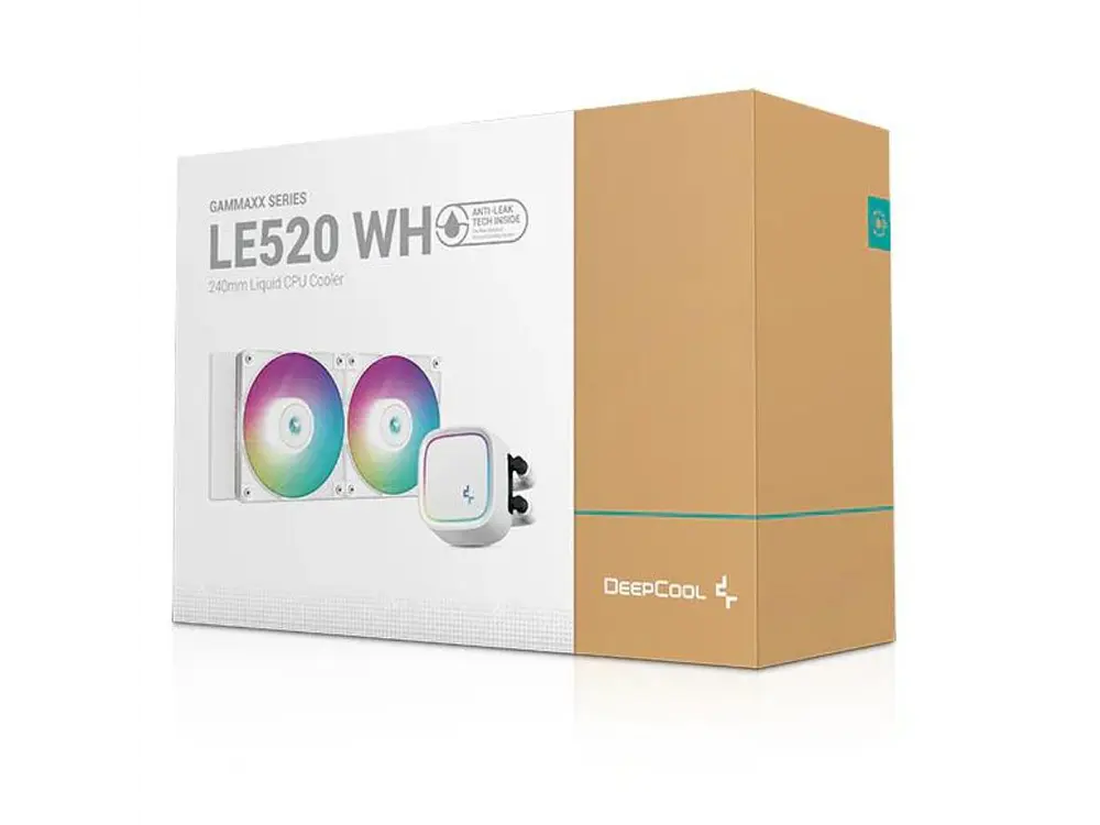 Refrigeración Liquida DeepCool LE520 ARGB, Color Blanco 5