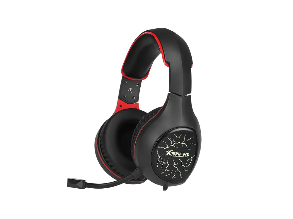 Audífono Gamer Xtrike Me GH-710, Color Negro y Rojo 1